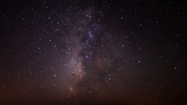 Grand Canyon Stars and Milky Way Time Lapse  from North Rim