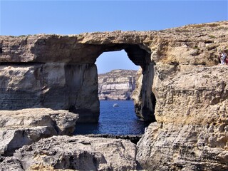 Once upon a time.... the Azur Window in Malta, Gozo