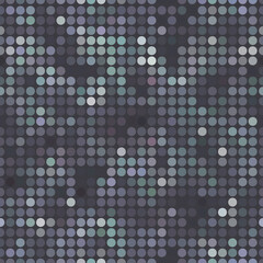 Abstract pattern with dots. Gray-blue texture. Seamless vector background.
