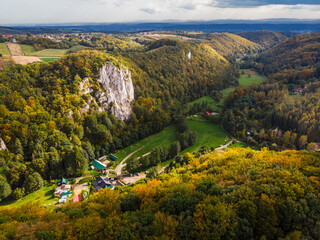 dolina będkowska, jesień, jura