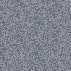 Seamless floral ornamental pattern