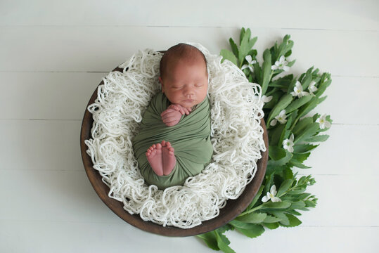 Photo of a wonderful newborn baby boy