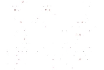 Light Orange vector texture with disks, rectangles.