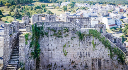 Obraz premium Castro Caldelas Castle or Castle of the Counts of Lemos