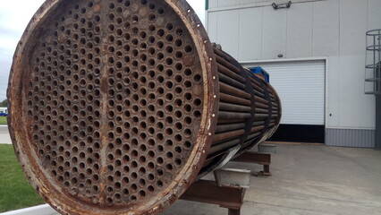 old industrial steam boiler recovery