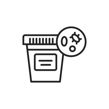 black line art medical test sample clip art preview