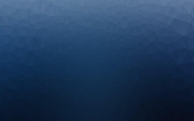 Dark BLUE vector shining triangular template.