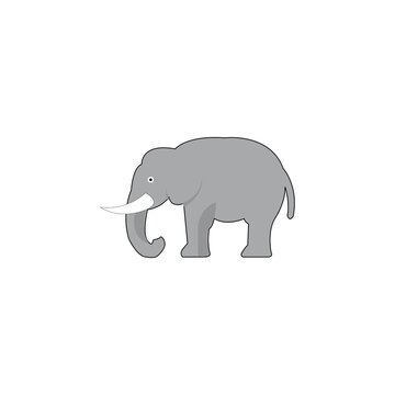 elephant logo icon vector