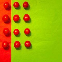 Creative tomatoes background