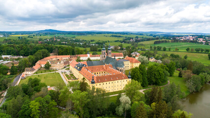 Fototapeta na wymiar Monastery of Tepla, Czech republic