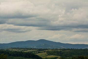 landscape with clouds