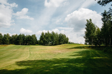 landscape with sky and clouds