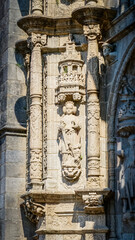 Cathedral of the city of Pontevedra in Galicia