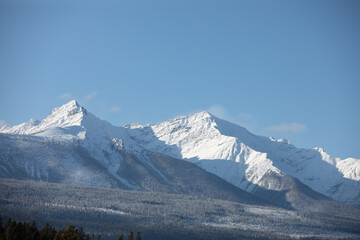 Winter in the mountains