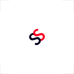 SS logo initial letter design