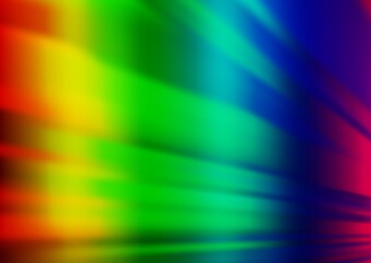 Light Multicolor, Rainbow vector backdrop with long lines.
