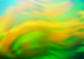 Obraz premium Dark Blue, Yellow vector blurred shine abstract pattern.