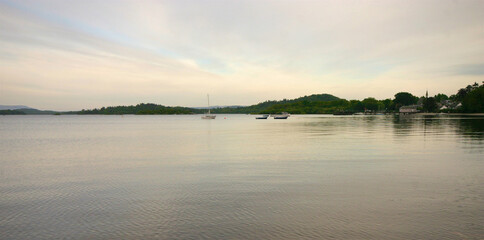 view of the lochside in loch lomond scotland
