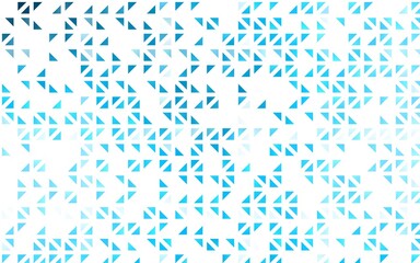 Light BLUE vector backdrop with lines, triangles.