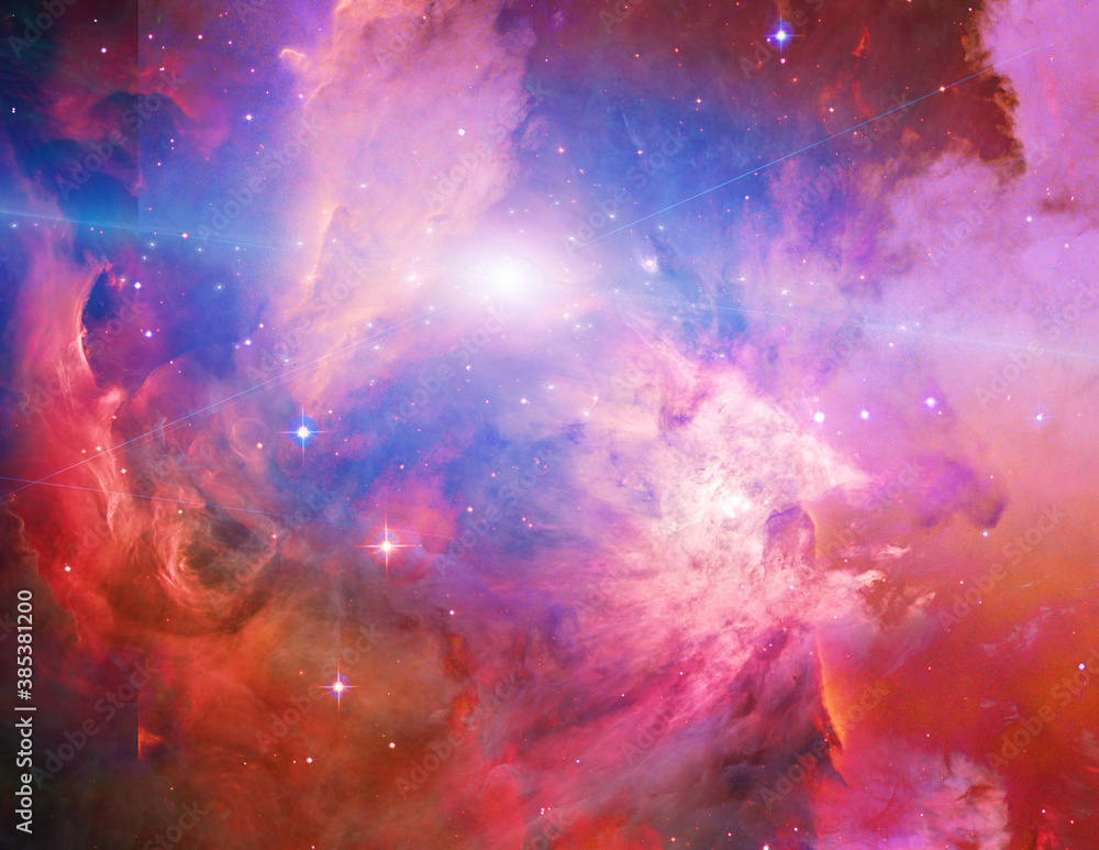 Poster galactic space elements of this image furnished by nasa. 3d rendering