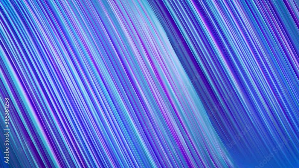 Wall mural blue twisting looping shapes, animated background