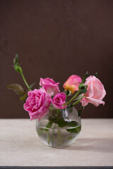 Classic still life with roses