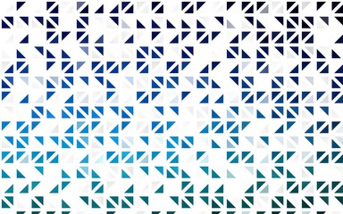 Obraz premium Light BLUE vector seamless background with triangles.
