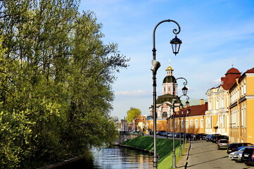St. Petersburg. Monastyrka river.
Alexander Nevsky Lavra.
Male Monastery.