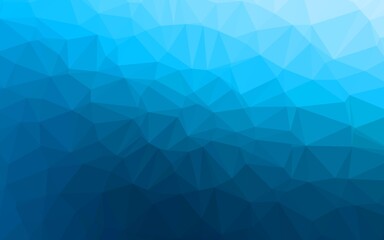 Fototapeta premium Light BLUE vector abstract mosaic backdrop.