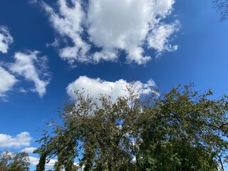 Landscape,clouds in the sky
