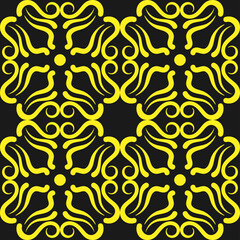 black and yellow pattern - seamless wallpaper texture