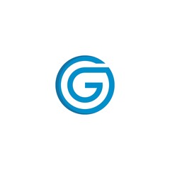 G letter logo vector icon illustration