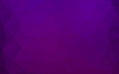 Dark Purple vector low poly layout.