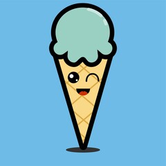 ice cream icon cute funny