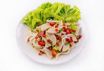 Spicy Vietnamese sausage salad