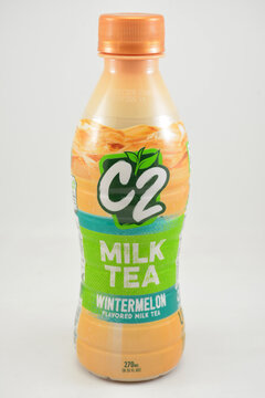 C2 milk tea wintermelon flavor in Manila, Philippines