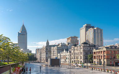 Obraz premium panorama of the townof shanghai
