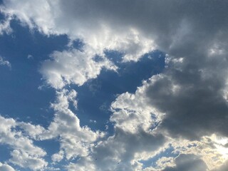 clouds in the sky