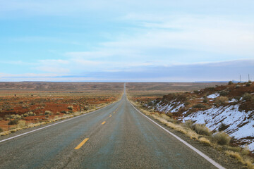 Winter in Monument Valley, Arizona, Utah
