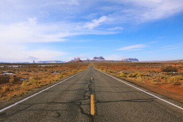 Winter in Monument Valley, Arizona, Utah
