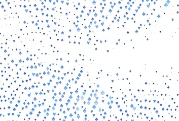 Light BLUE vector layout with elements of cards.