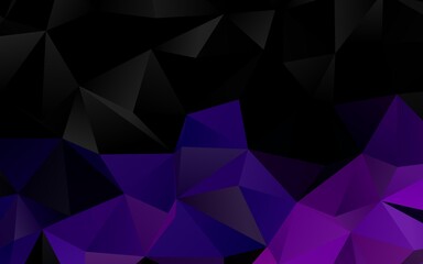 Light Purple vector abstract polygonal texture.