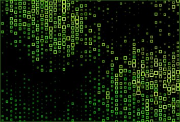 Dark Green vector template with rhombus.