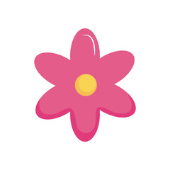 flower icon image, flat style