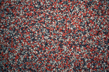 Recycled rubber material