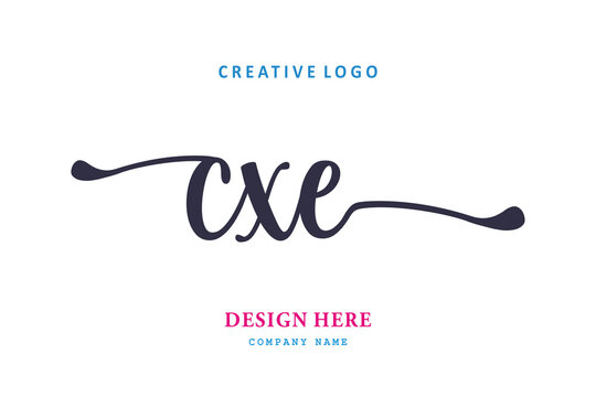 simple CXE letter arrangement logo is easy to understand, simple and authoritative