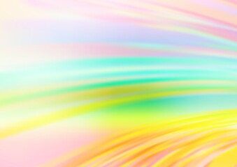 Light Multicolor, Rainbow vector blurred bright background.