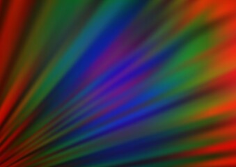 Dark Multicolor, Rainbow vector abstract blurred pattern.