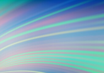 Light Blue, Yellow vector bokeh template.