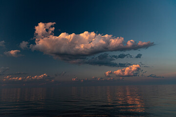 evening clouds